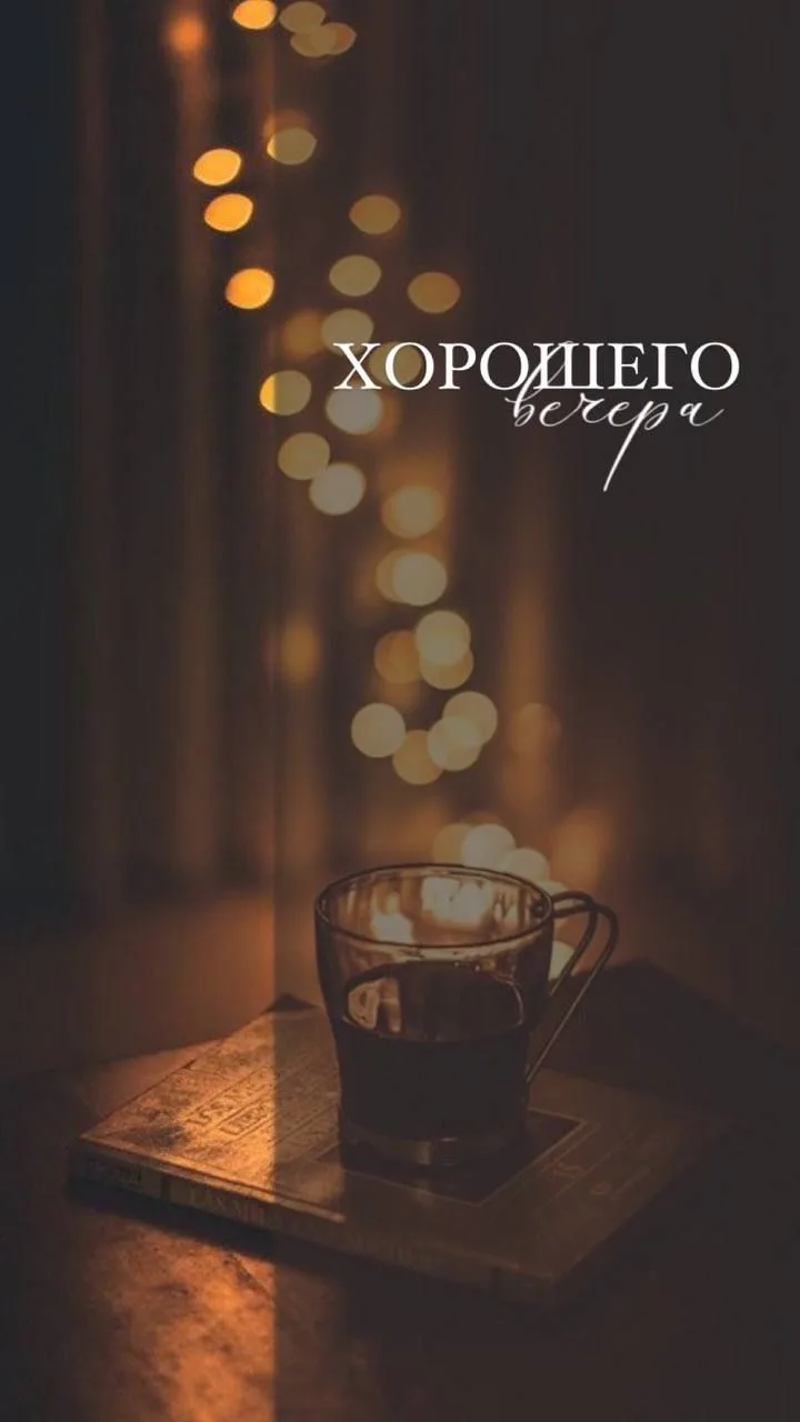🌙 Желаю всем уютного вечера, приятного отдыха и лёгких мыслей перед сном! ❤️