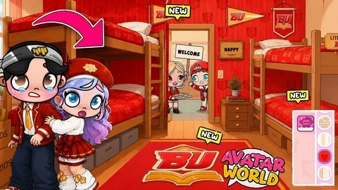 В Avatar World открылись Dorms Common Area и Hallway — игроки уже обживают кампус и общ...