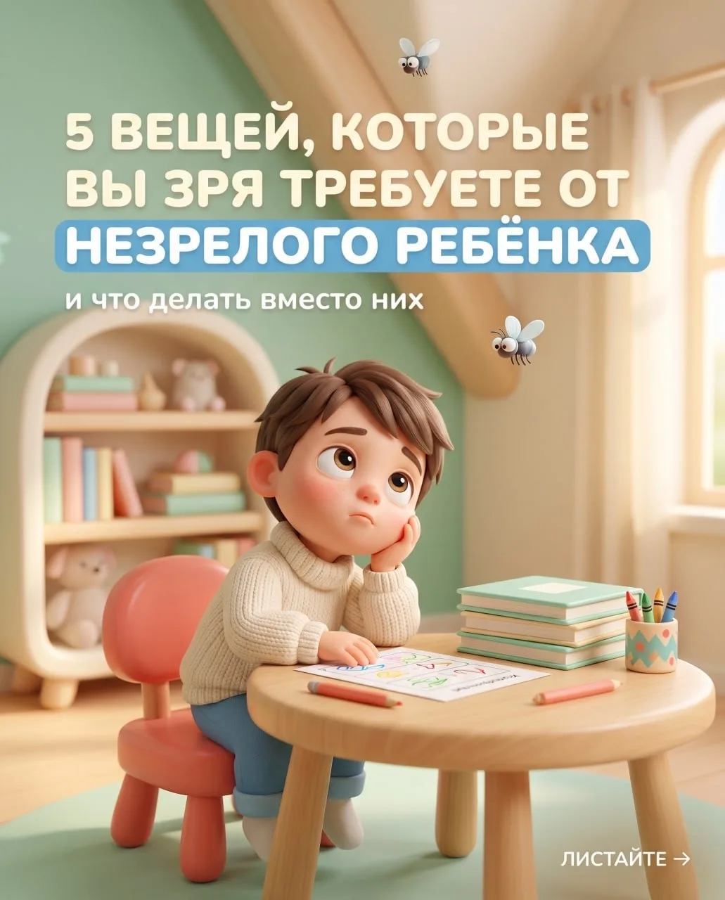 Вы требуете сидеть спокойно 45 минут. Писать аккуратные прописи. Понимать абстрактные п...