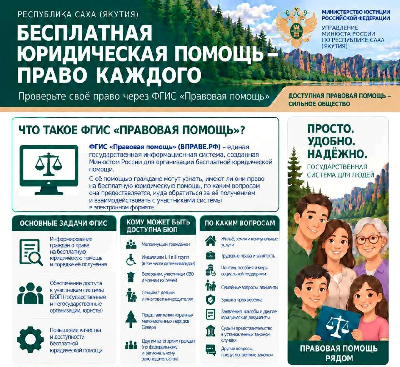 Управление Минюста России по Республике Саха (Якутия) информирует