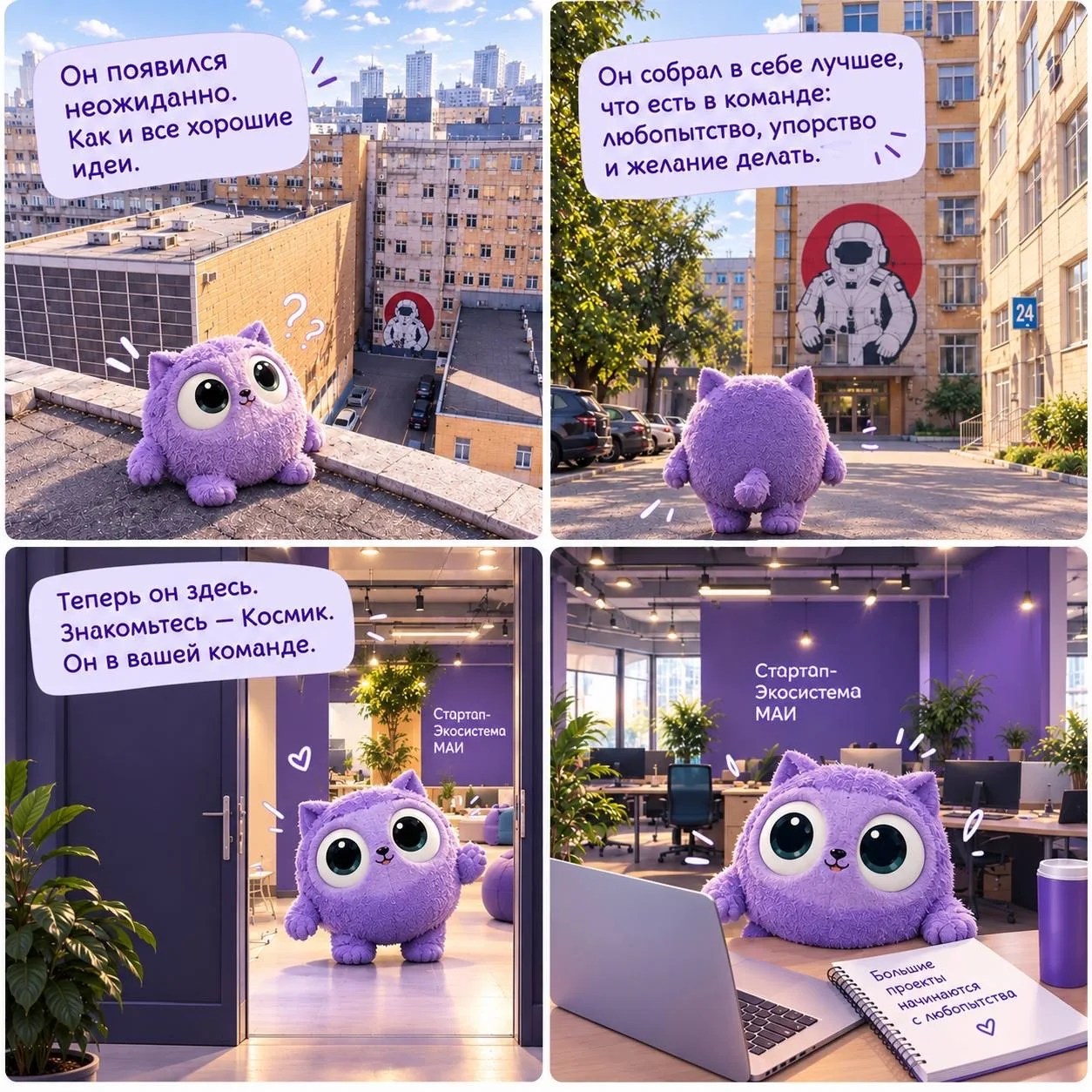 ✨Знакомьтесь — Космик!