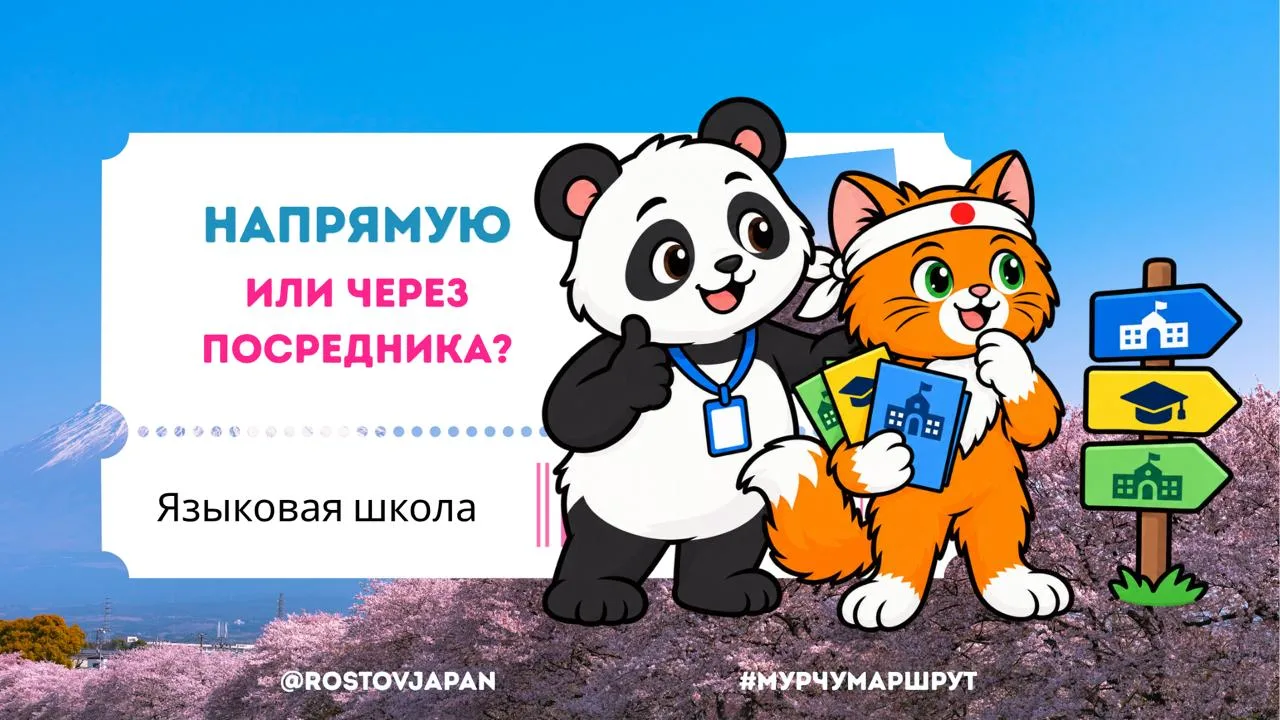 🇯🇵 Поступать в языковую школу напрямую или через посредника?