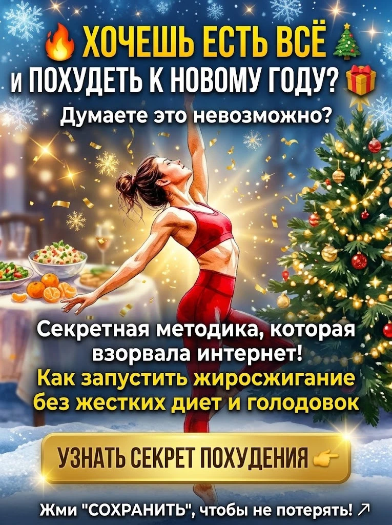 Как есть всё и похудеть к Новому году? Думаете это невозможно?