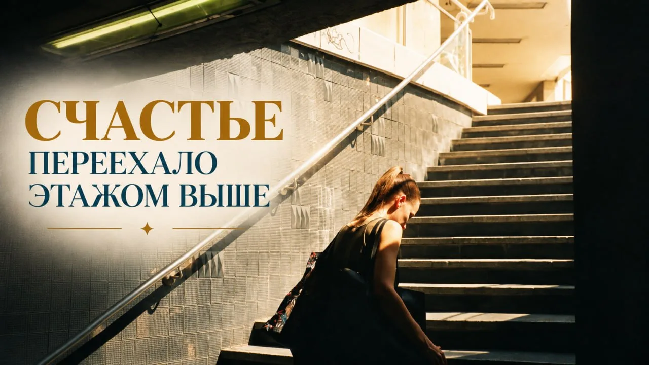 У счастья обнаружилась странная привычка: как только мы добираемся до этажа, где оно до...