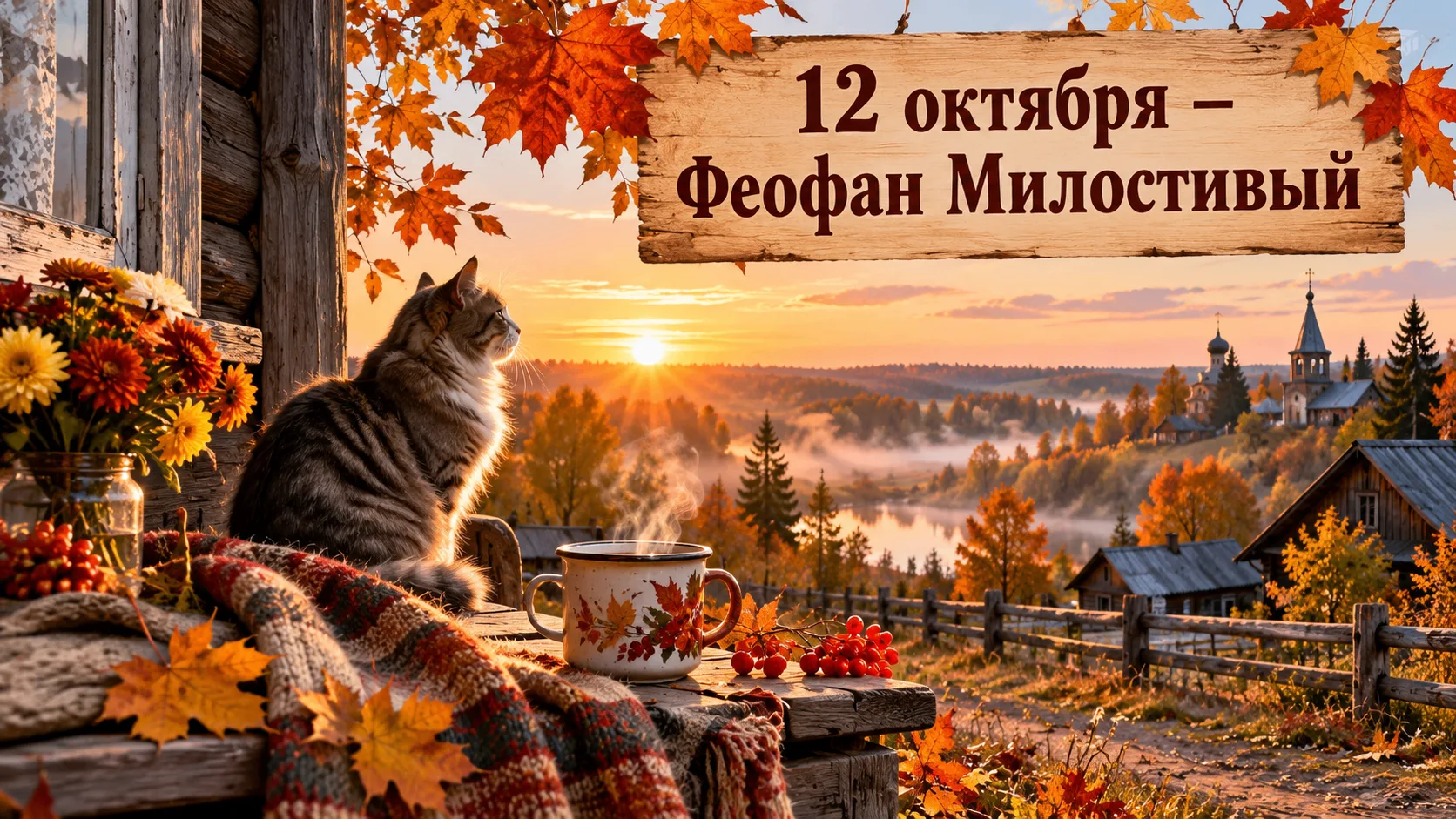 По народному календарю сегодня Феофан Милостивый, а ещё Кириак Отшельник. День получил ...