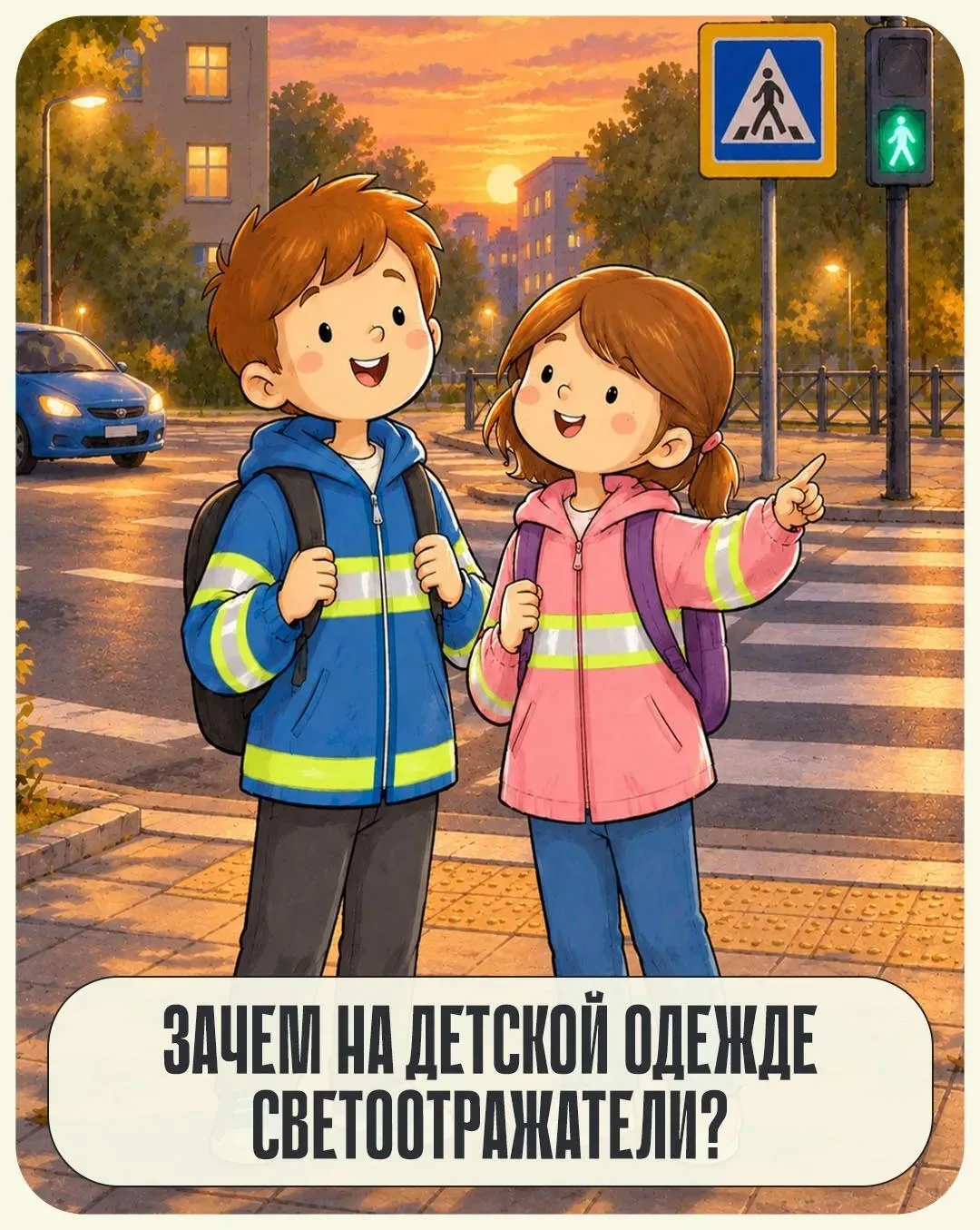 🚦 Безопасность ребенка на дороге — в деталях!