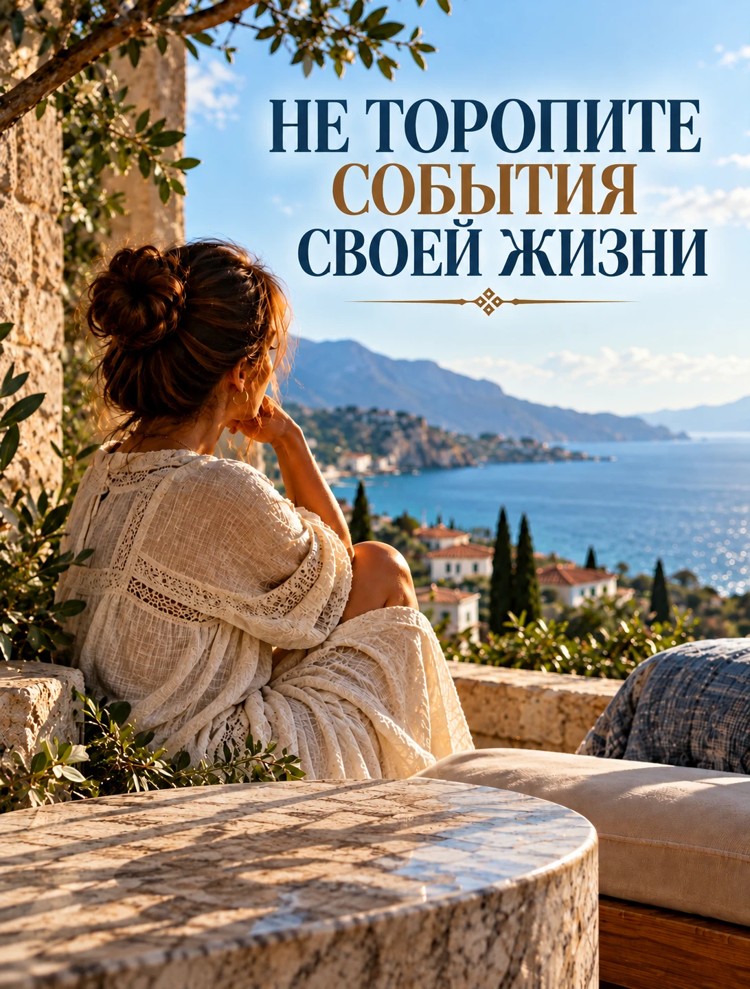 Не торопите события своей жизни ✨