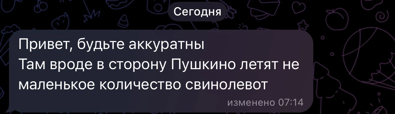 Прогноз погоды в Пушкино от наших братьев из ПВО.