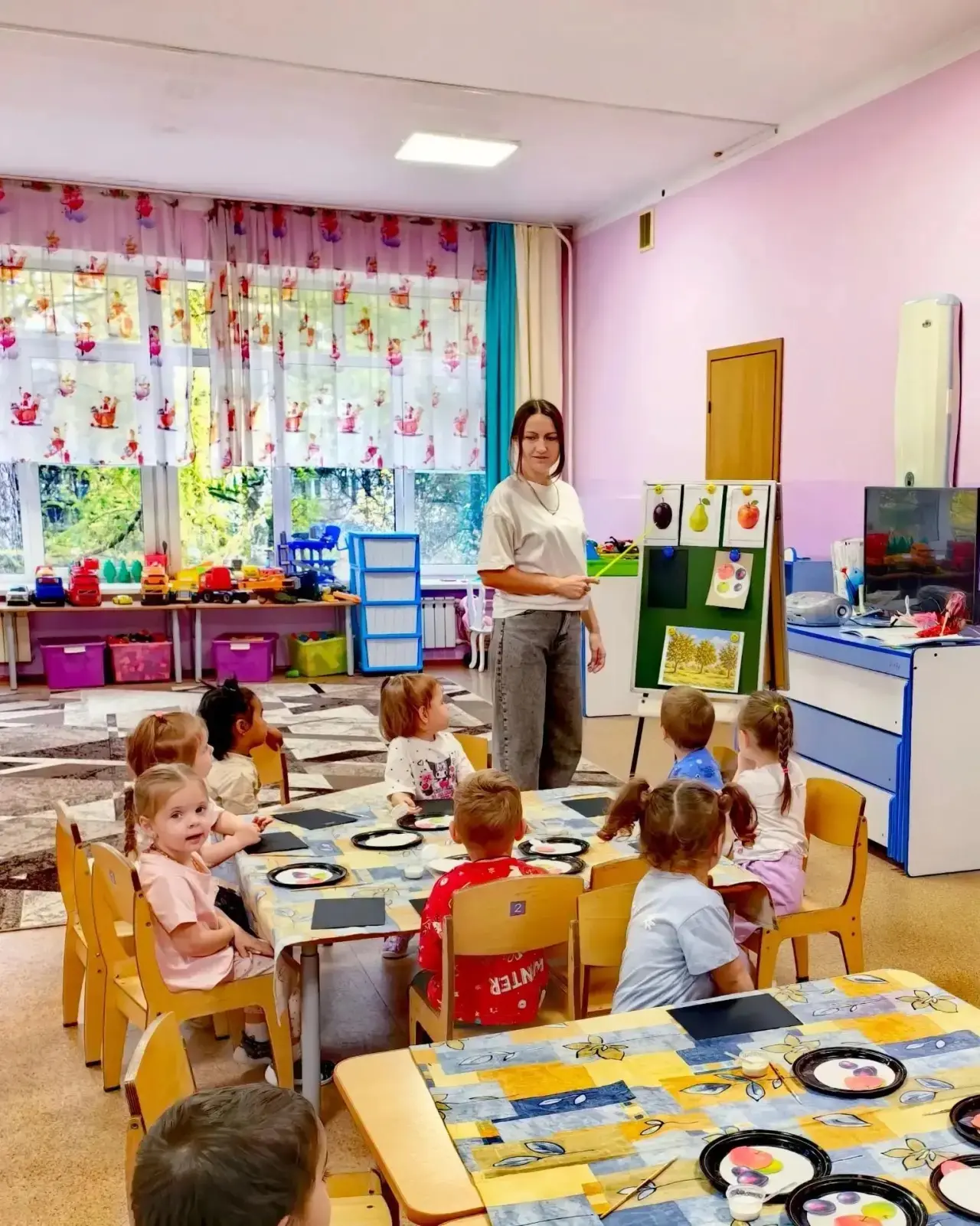 🍎🍐🍊 «Фрукты на тарелке»: маленькие «Гномики» творят! 🍊🍐🍎
