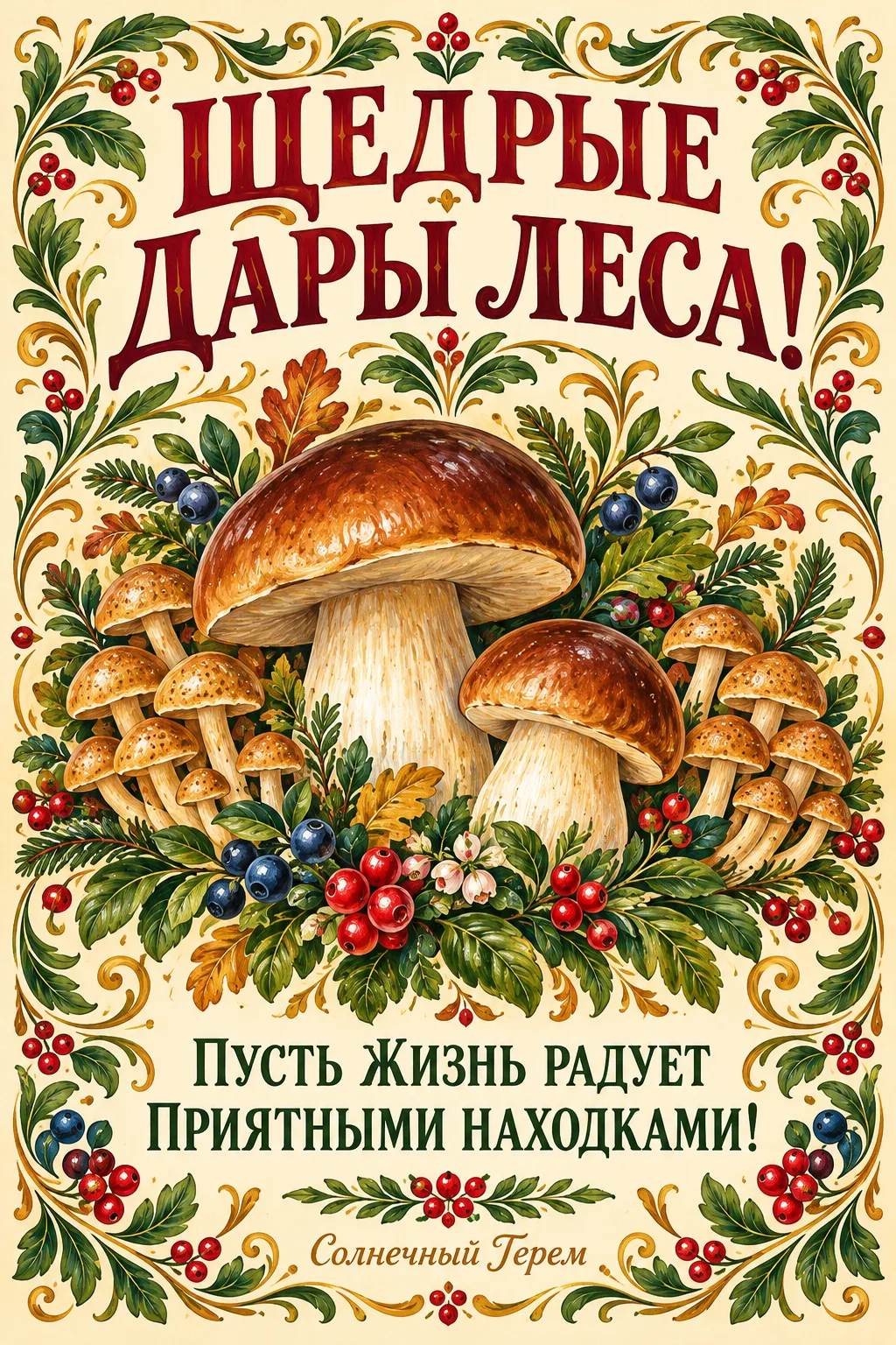 🍄 А у нас в «Солнечном Тереме» новая грибная история! 🍂