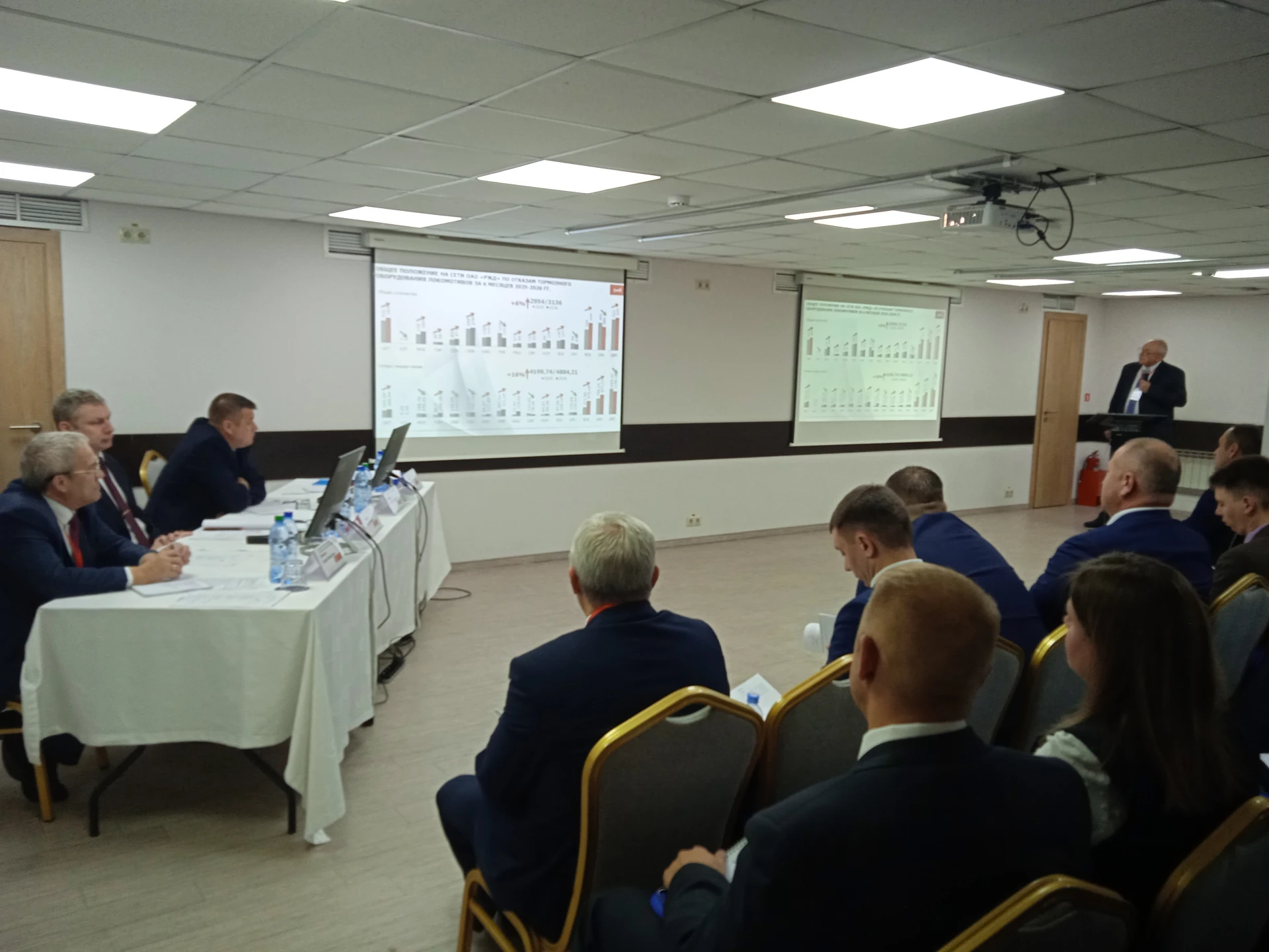 В Красноярске прошла сетевая конференция ОАО «РЖД» по тормозам.