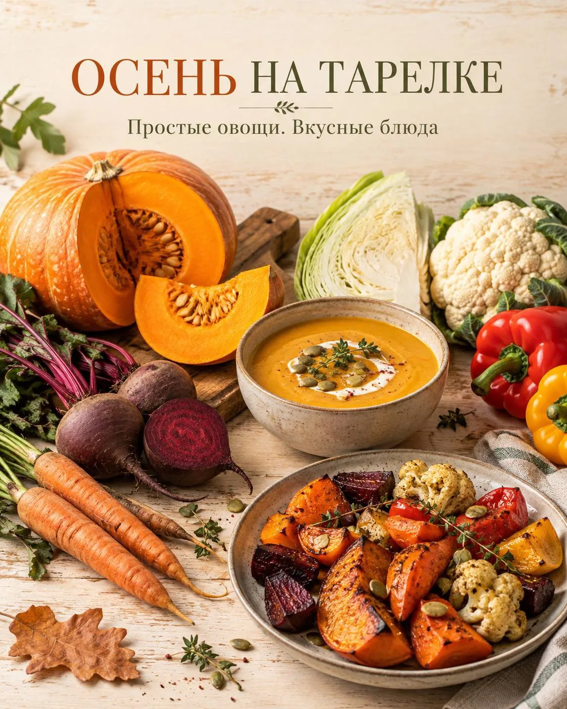 ОСЕНЬ НА ТАРЕЛКЕ: ПРОСТЫЕ ОВОЩИ, ВКУСНЫЕ БЛЮДА