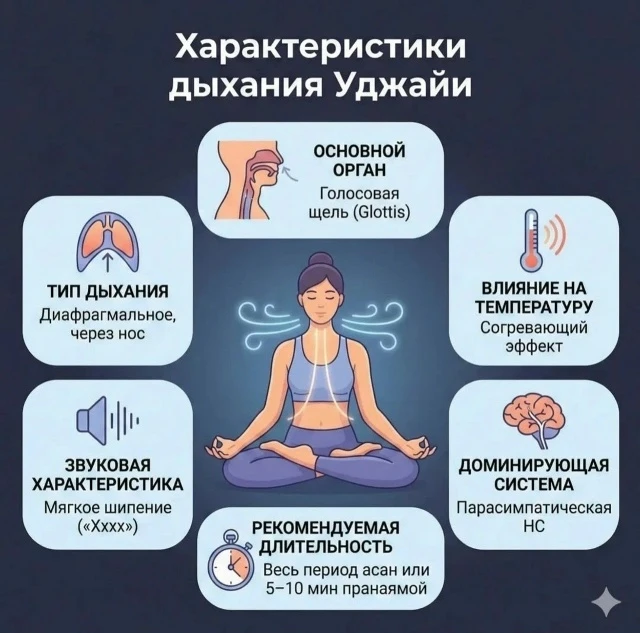 Дыхание океана: как уджайи спасает от стресса и учит расслабляться