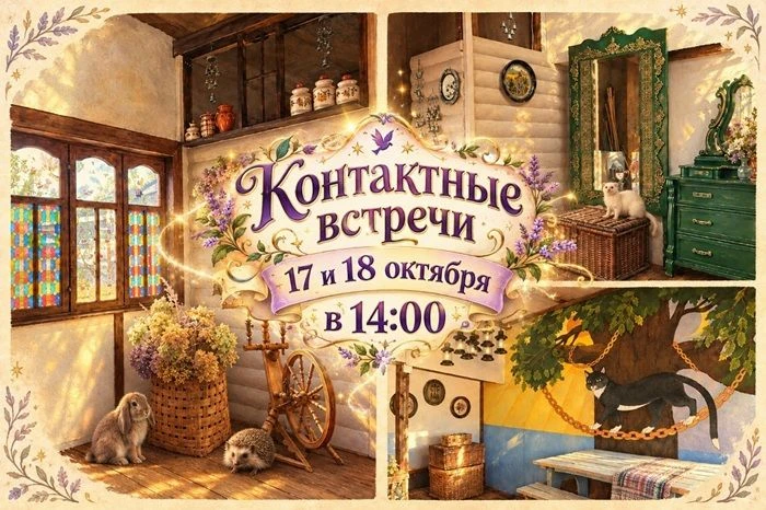 17 и 18 октября сказочная гостиная в «Птичьем дворике» снова открывает двери и приглаша...