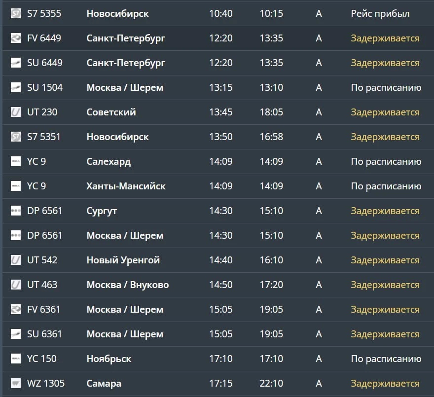 ✈️ В Рощино массово задерживаются рейсы