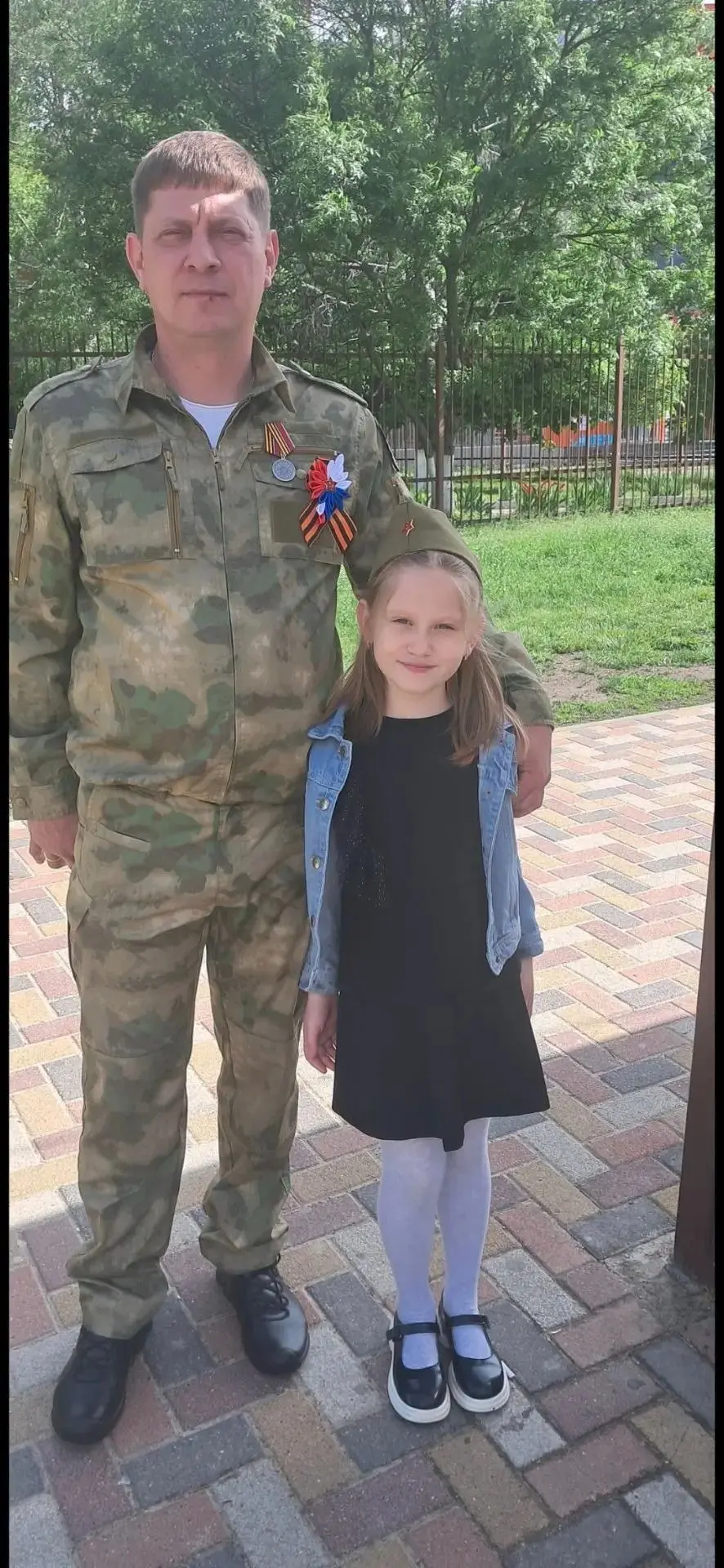 📸«Мы с папой на прогулке»