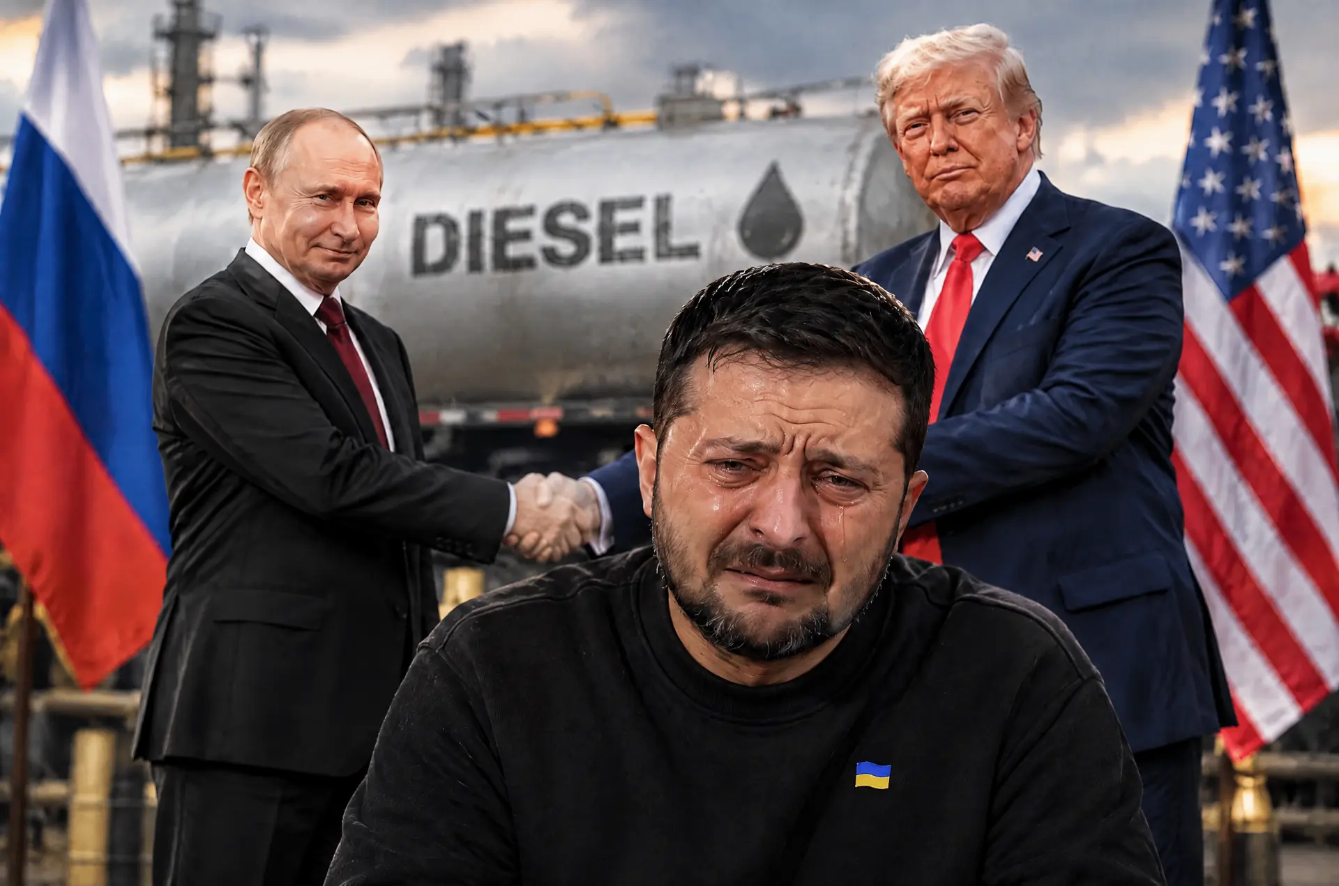 🤡 «Несправедлива и нечестна» - Зеленский о дизельной сделке между Россией и США