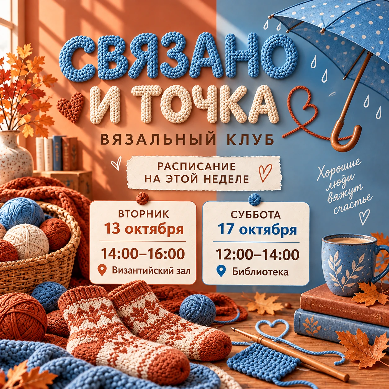 🧶 Как вяжем на этой неделе