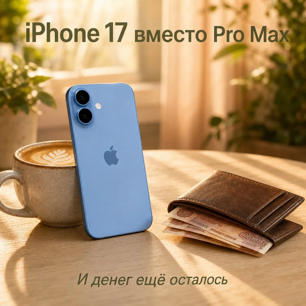 Поменял iPhone 15 Pro Max на обычный iPhone 17 и вообще не страдаю. Экран ярче, батарея...