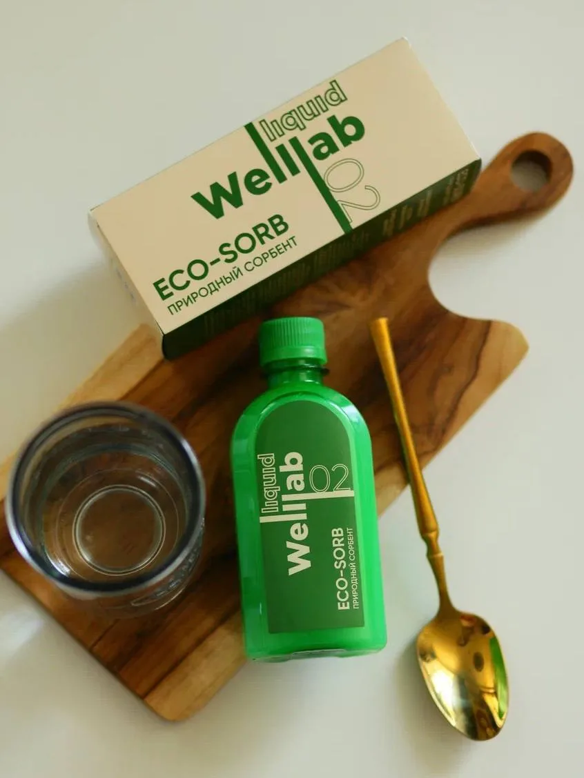 💧 WELLLAB LIQUID ECO-SORB — мягкий природный сорбент, который помогает организму аккур...