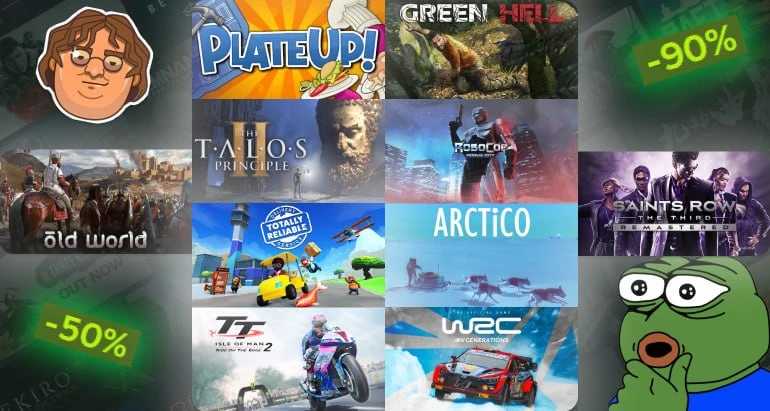 🎮 Топ 10 игр с 90% скидкой