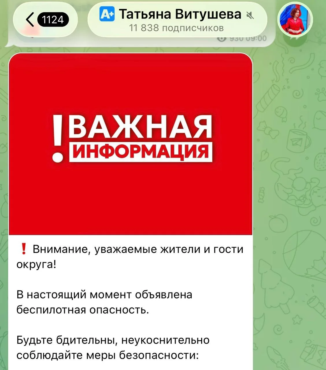 Новая угроза беспилотников в Истре