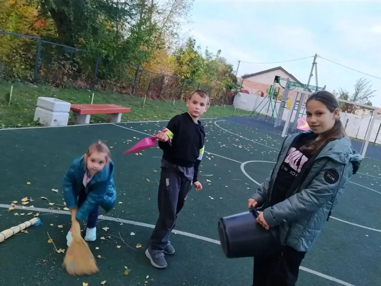 🌿 Трудовой десант «Мой двор, моя забота» 🌿