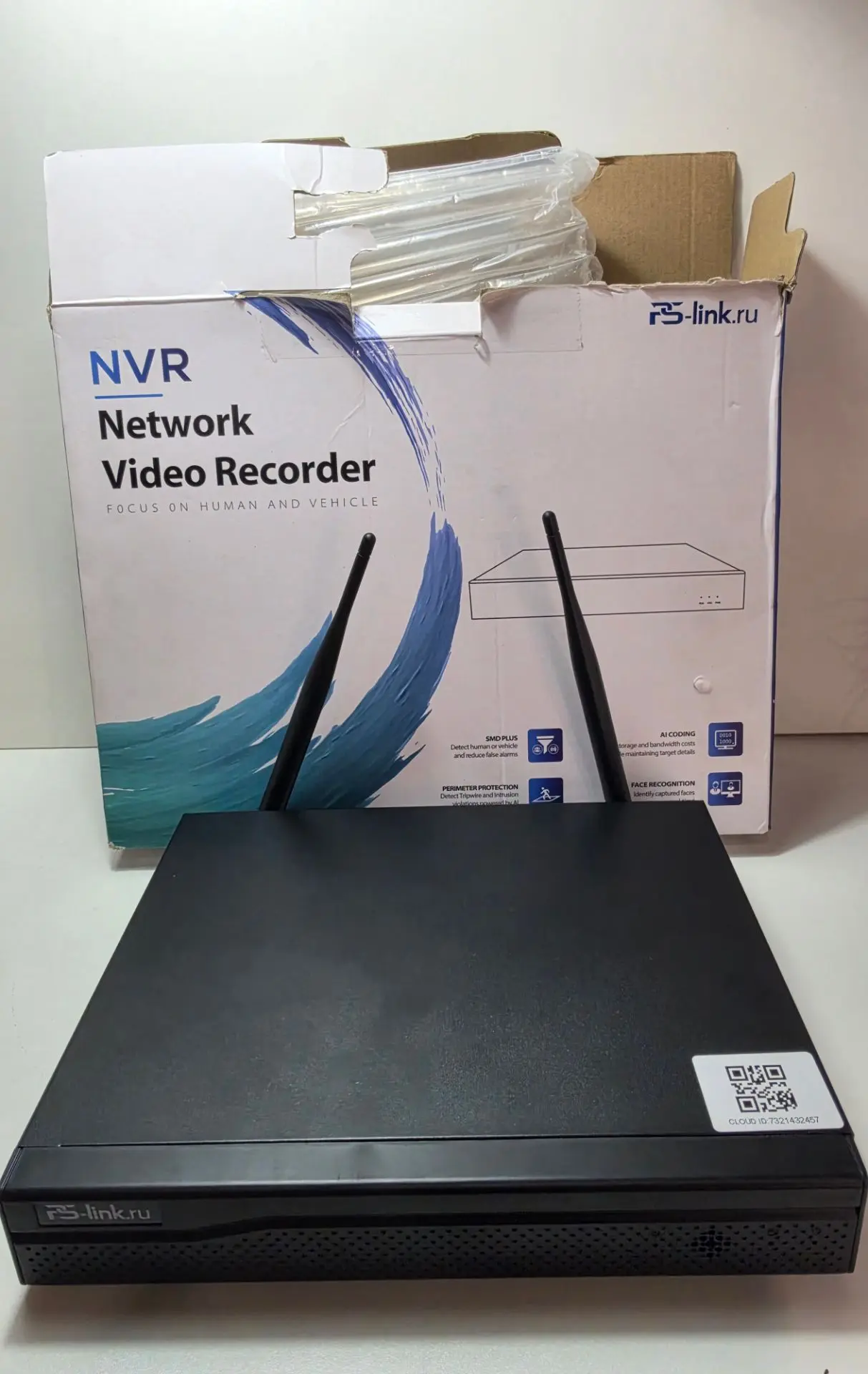 Видеорегистратор цифровой WIFI Ps-Link C308W-TB поддержка беспроводных камер