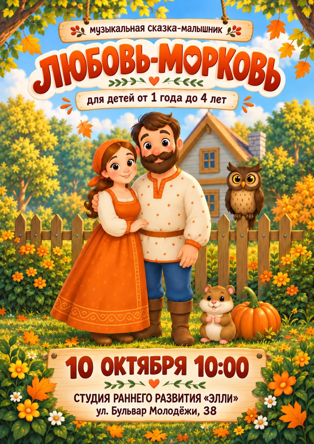 Билеты на малышник «Любовь-Морковь» почти распроданы😱