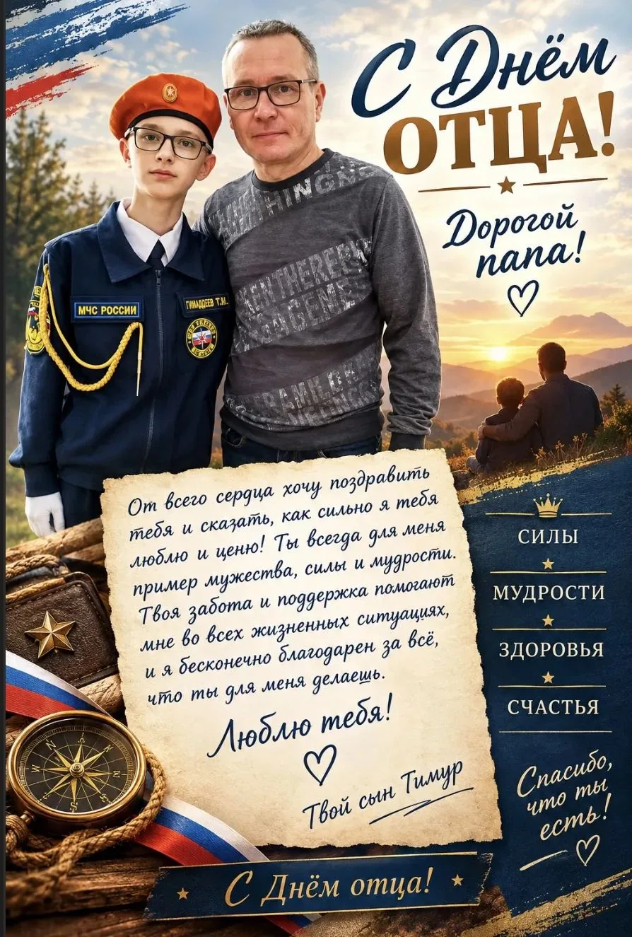 ❤️ Продолжаем рубрику «Папа в объективе»! 📸