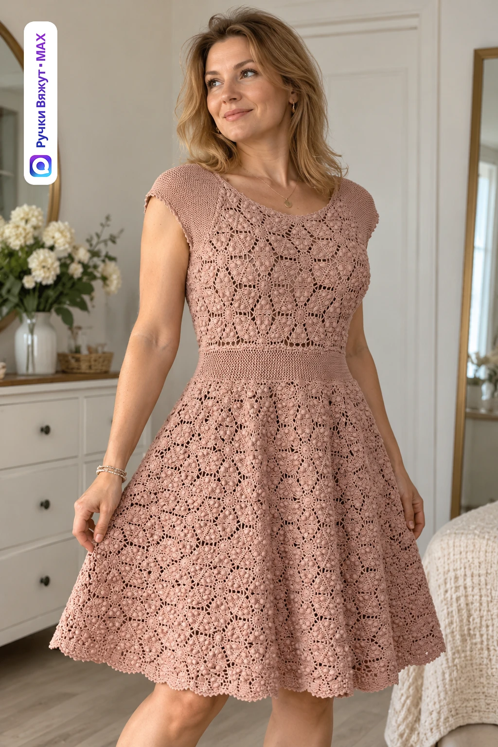 👗 Случайно попалось потрясающее платье из знакомых мотивов и платочной вязки. Забирайт...