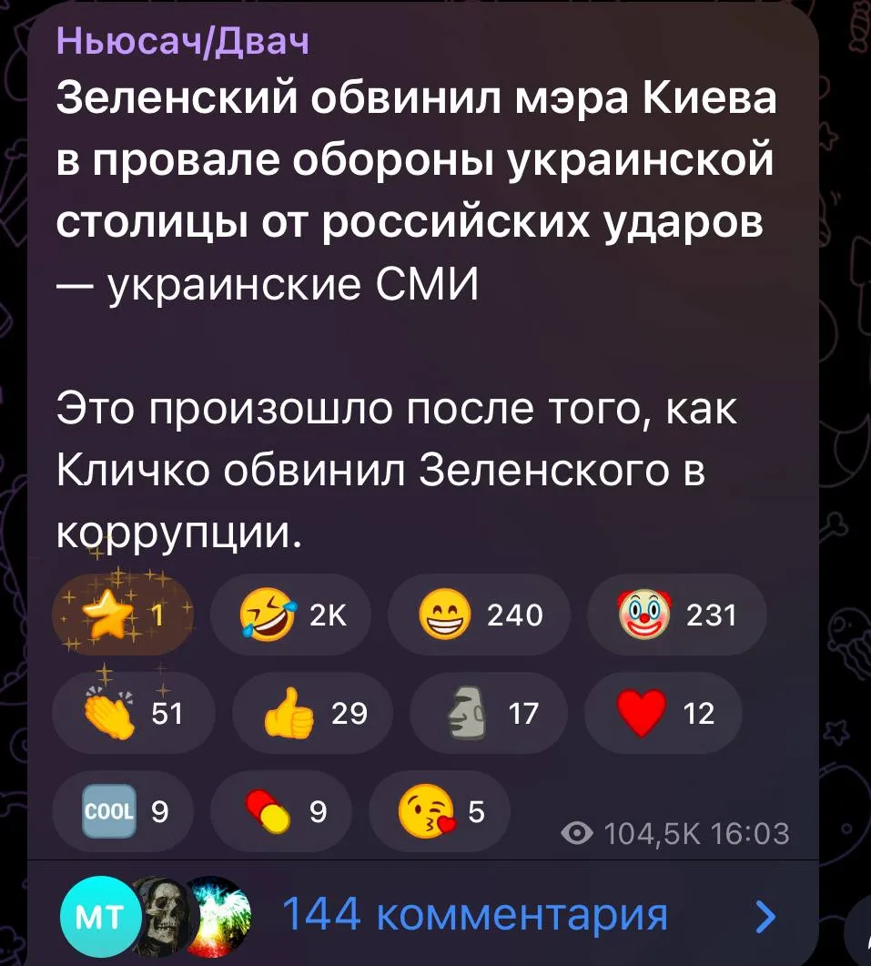 Что ж, петушки распетушились, но подраться не решились — и пока глава Киева и глава Укр...