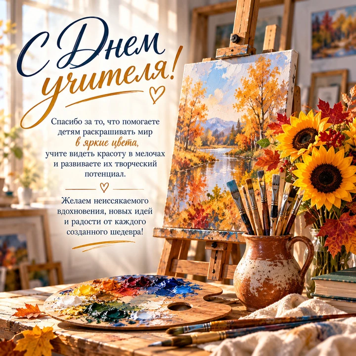 💐 С Днём учителя! 💐