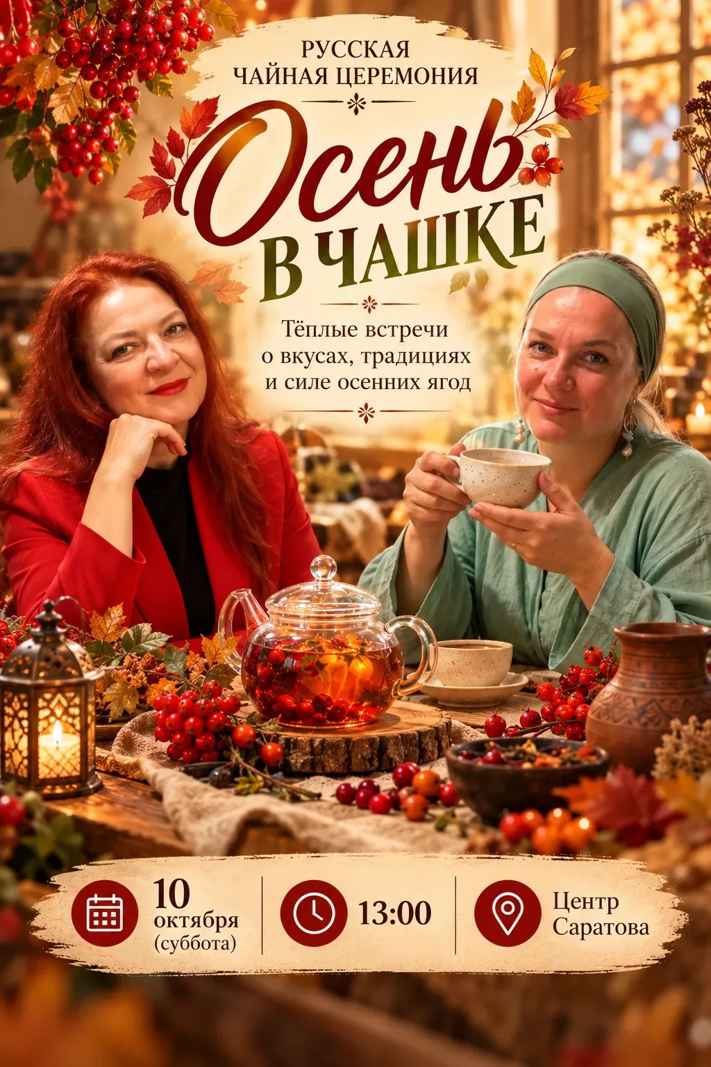 Мы пьём не чай. Мы пьём разговор.
