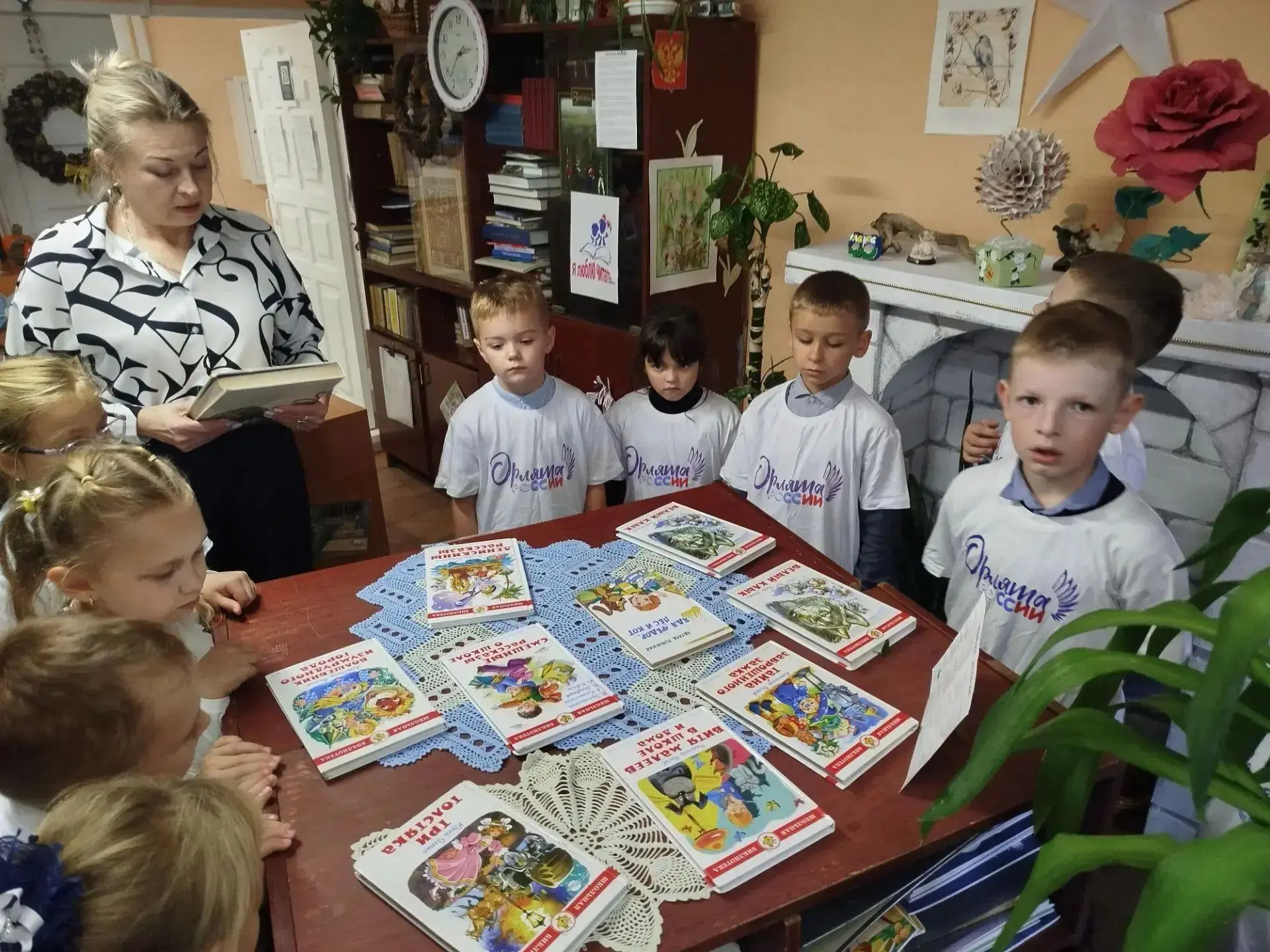 📚В рамках Всемирного дня чтения, Орлята России под руководством классного руководителя...
