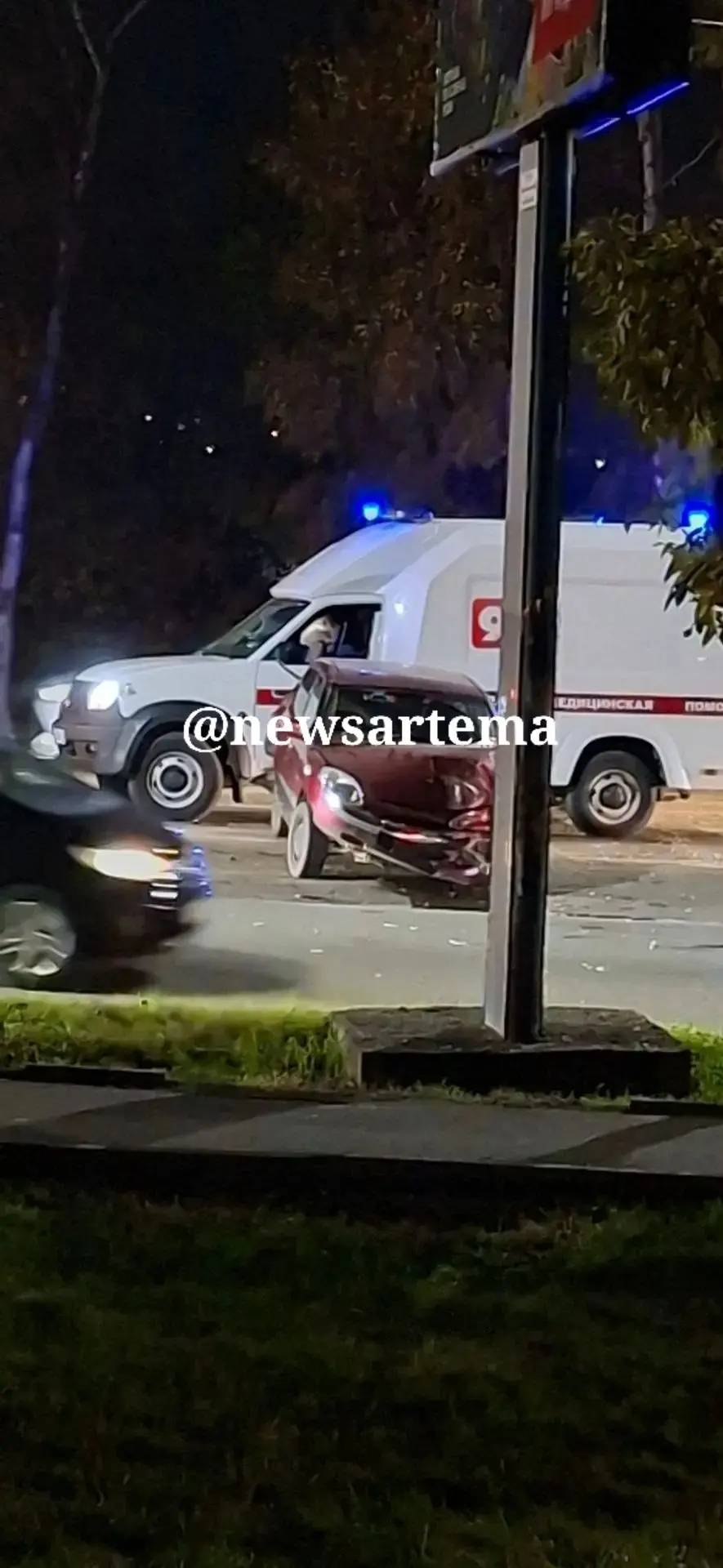 ⚡️Массовое ДТП на Автобазе в Артёме. На месте работает бригада скорой помощи, оперативн...