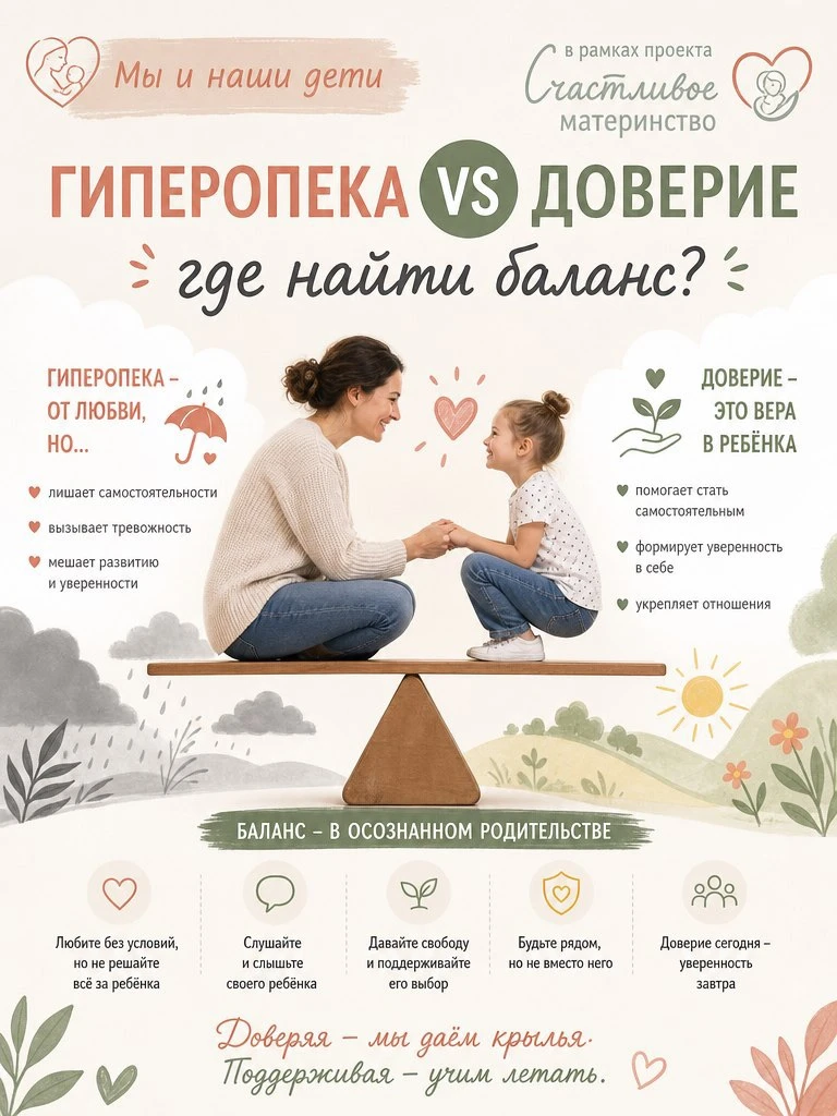 ГИПЕРОПЕКА VS ДОВЕРИЕ: где найти баланс?
