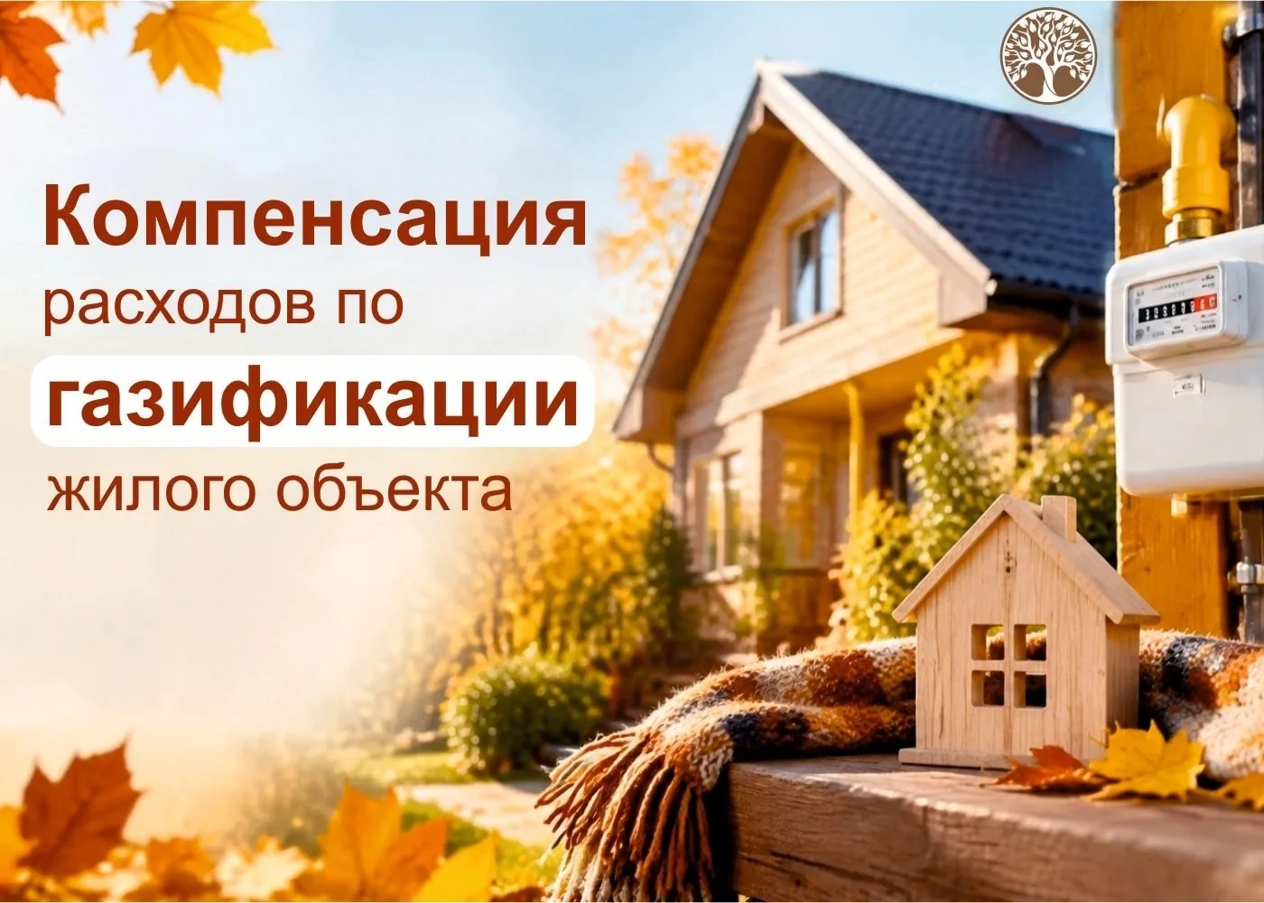 Компенсация расходов по газификации жилого объекта.🏠