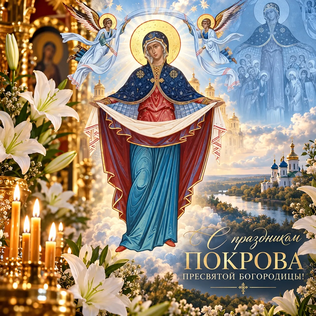 С праздником Покрова Пресвятой Богородицы!