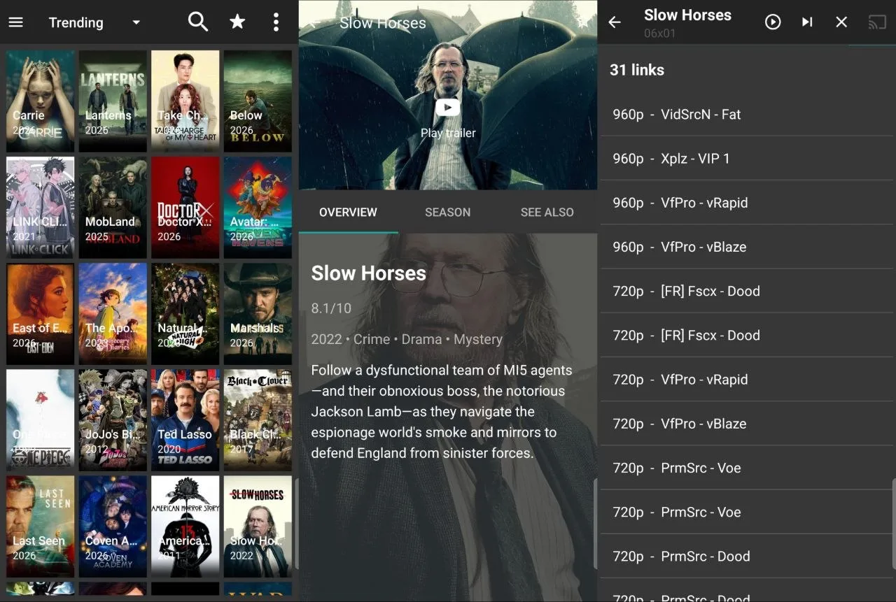 FilmPlus 2.5.7 MOD: зарубежная бесплатная медиатека. В настройках можно выбрать язык су...