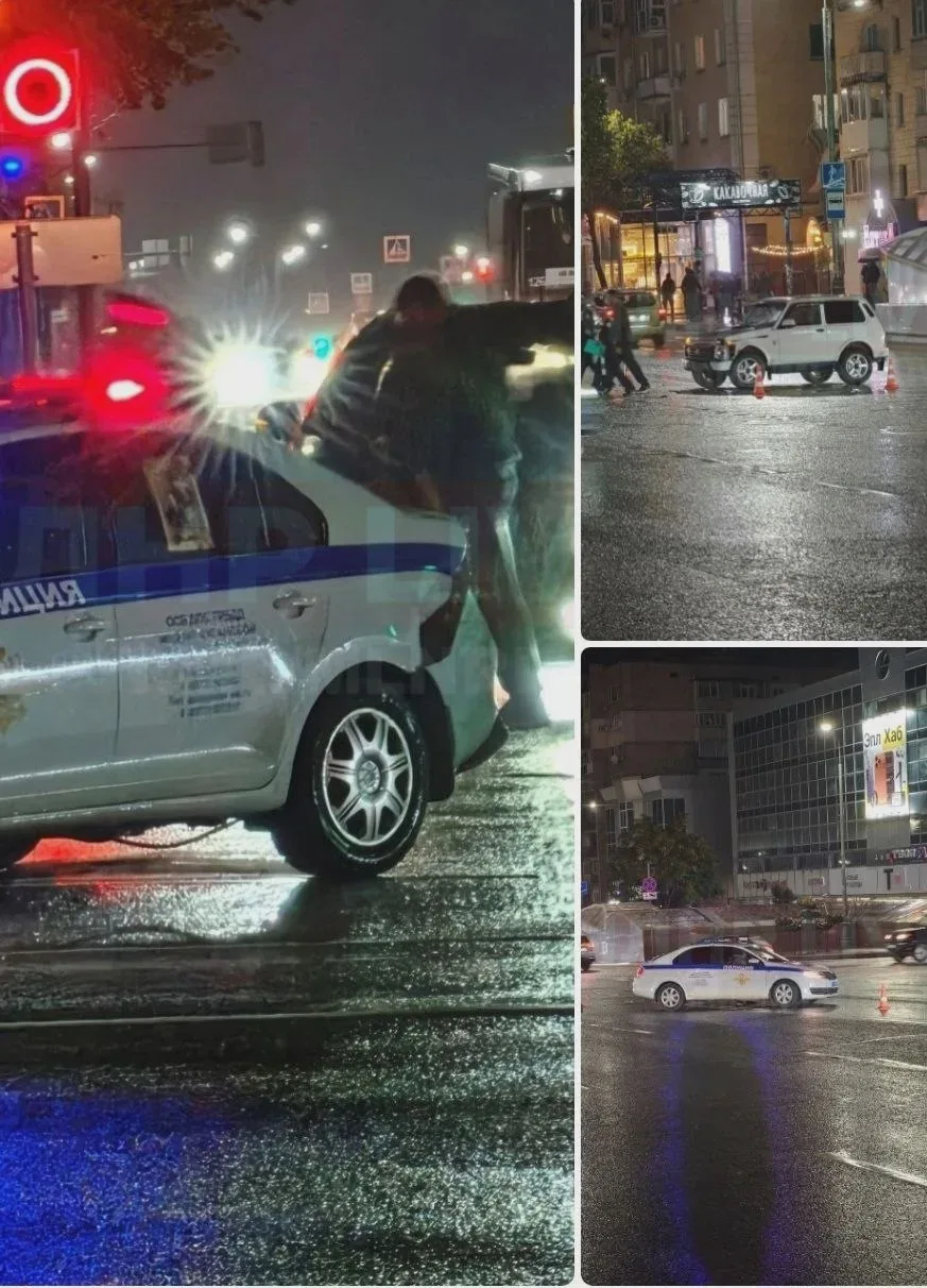 🚔 «Нива» и автомобиль ГИБДД столкнулись в Луганске