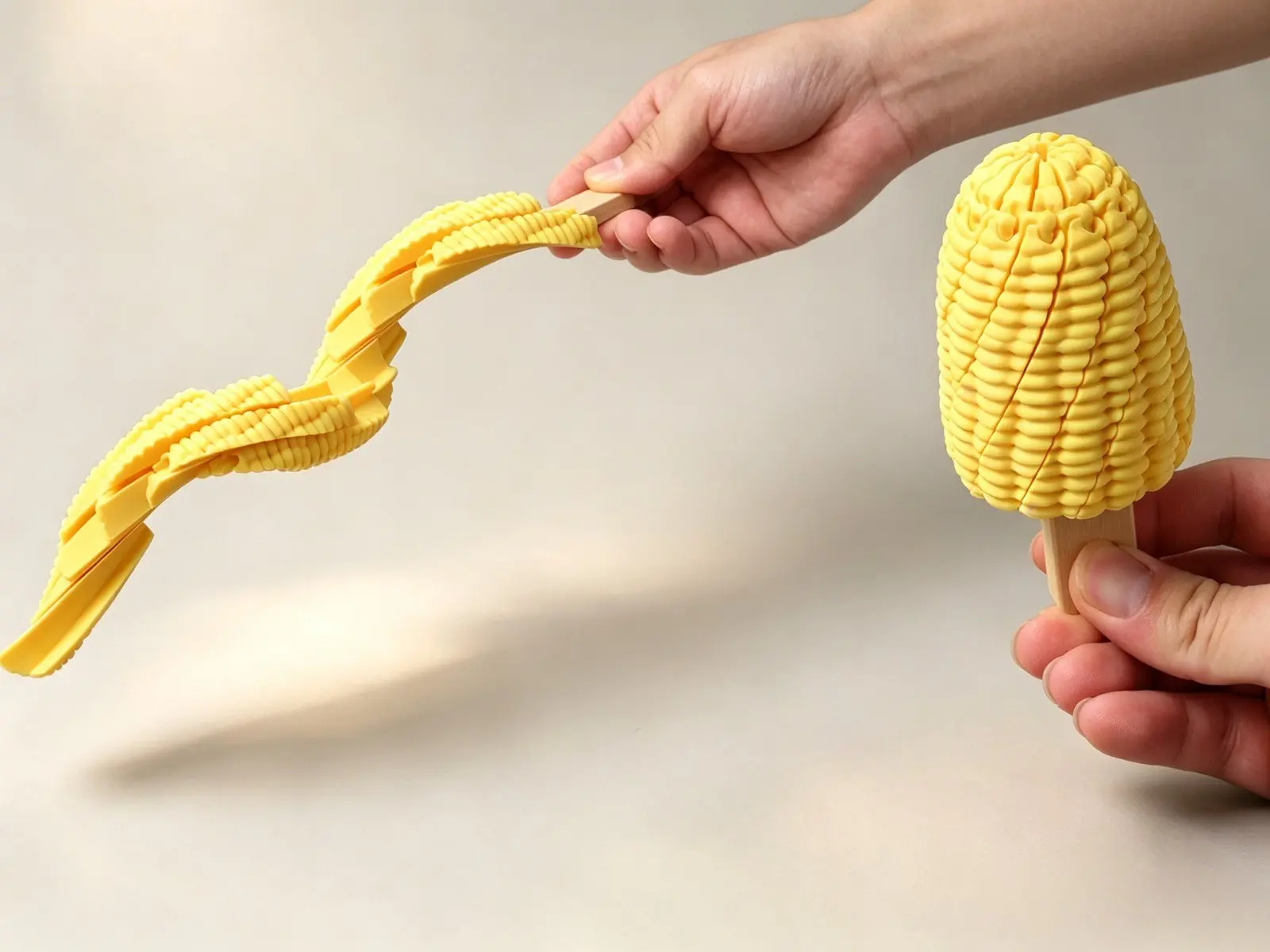 🌽 Выдвижная игрушка-антистресс в виде кукурузного мороженого