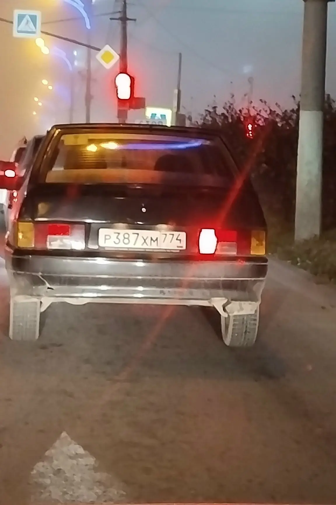 Ты вообще чем думаешь, когда выезжаешь в туман на дорогу с неработающими габаритами?