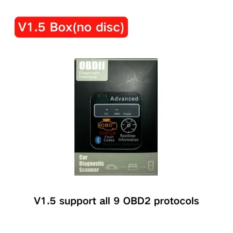 Bluetooth OBD2 сканер ELM327 V1.5