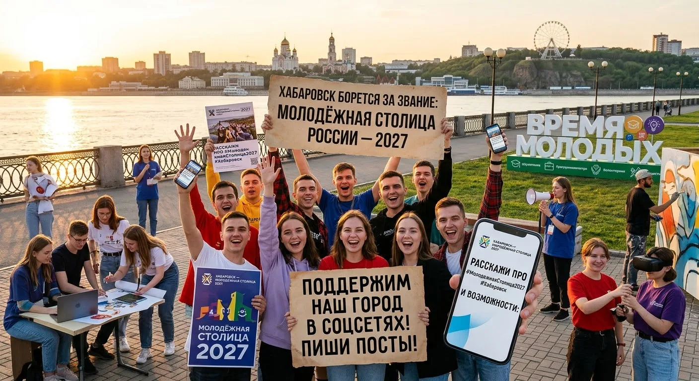 🏙 Хабаровск борется за звание «Молодёжная столица России — 2027»