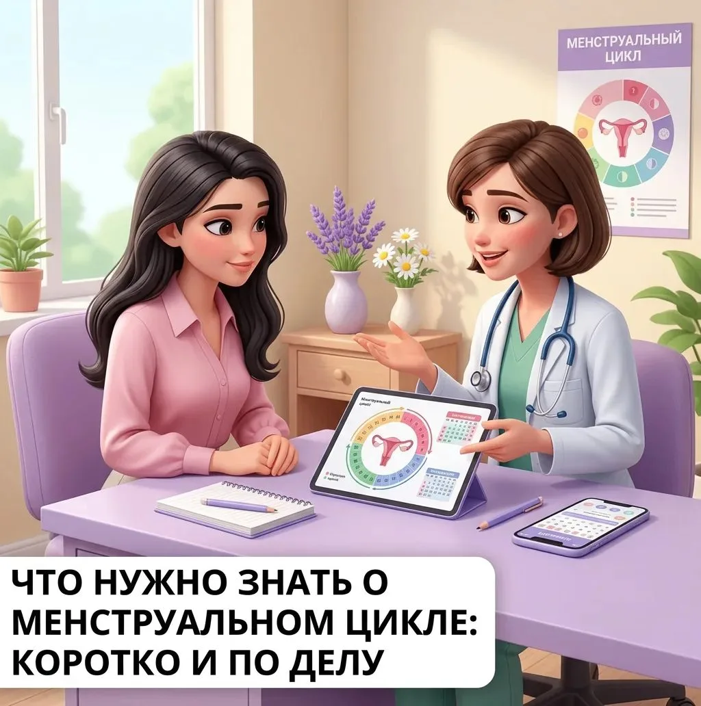 🩸 Что нужно знать о менструальном цикле: коротко и по делу