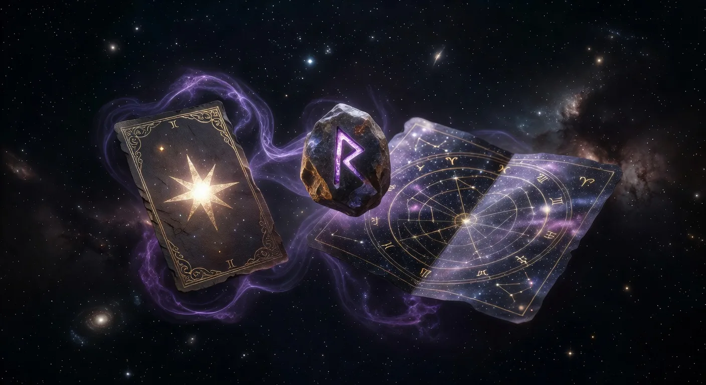 🔮 Таро, Руны, Натальная карта — древние подсказки