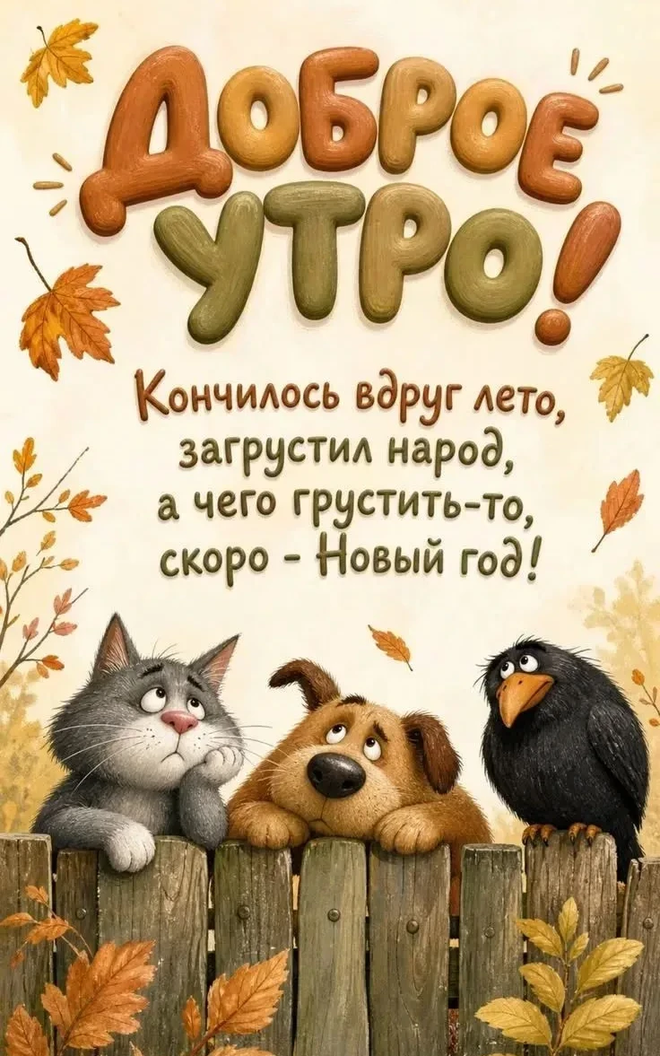 Доброе утро, дорогие ☀️