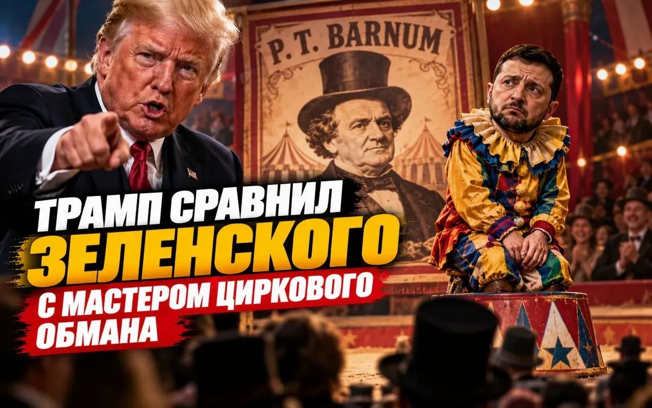 🇺🇸 Трамп сравнил Зеленского с мастером циркового обмана