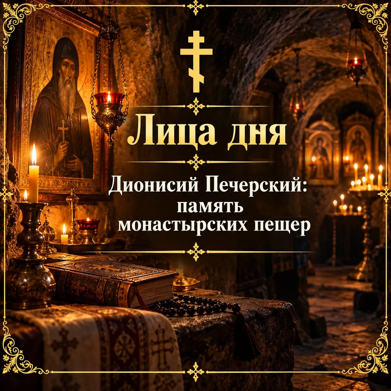 Дионисий Печерский: память монастырских пещер